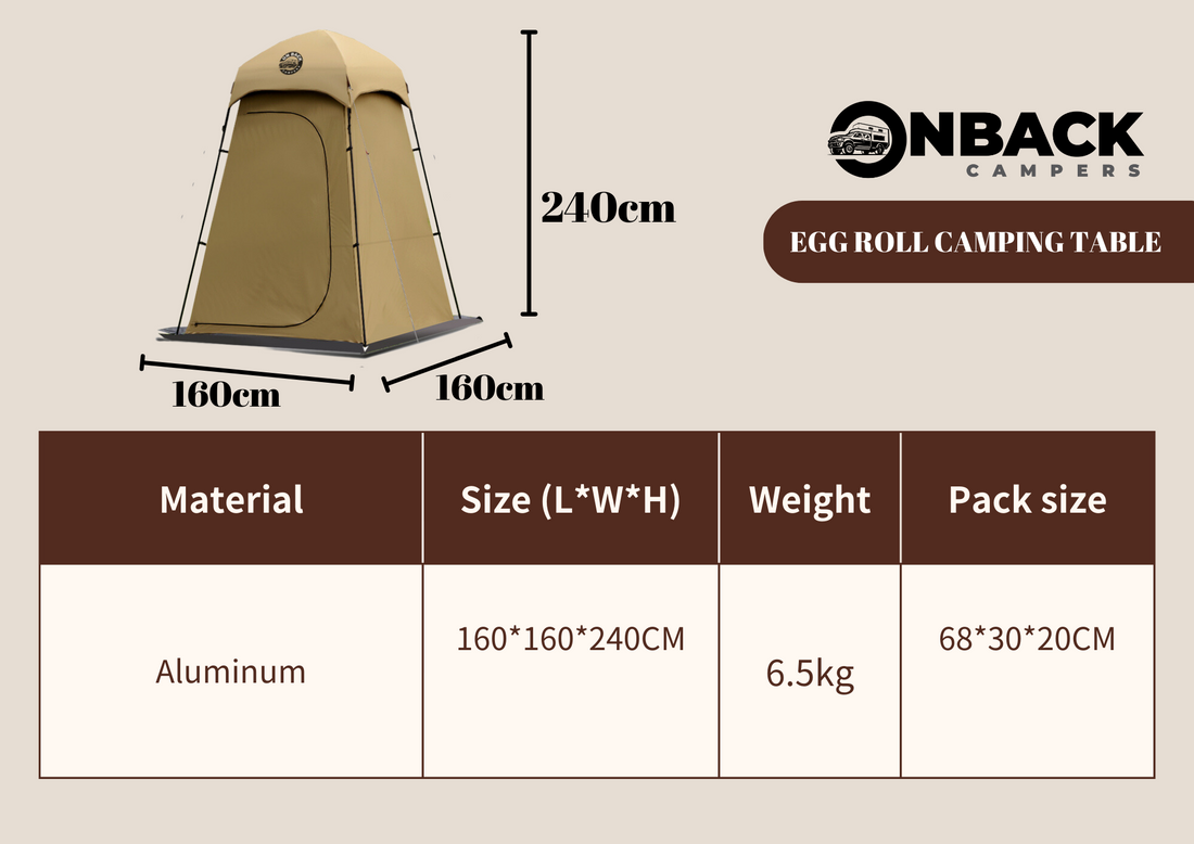 OBC Camping Shower Tent