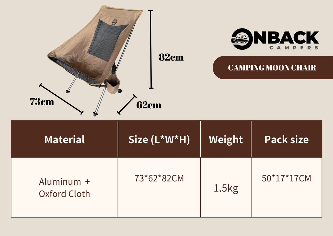 2 of OBC Camping Moon Chair