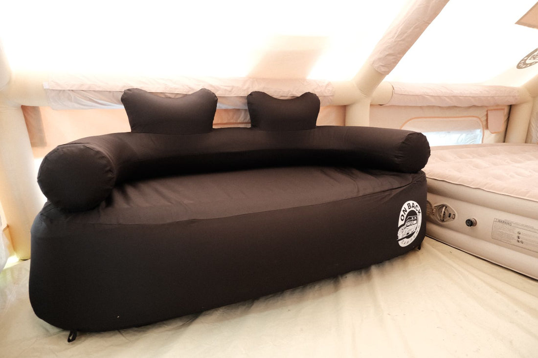 OBC  Inflatable Double Sofa (Black)