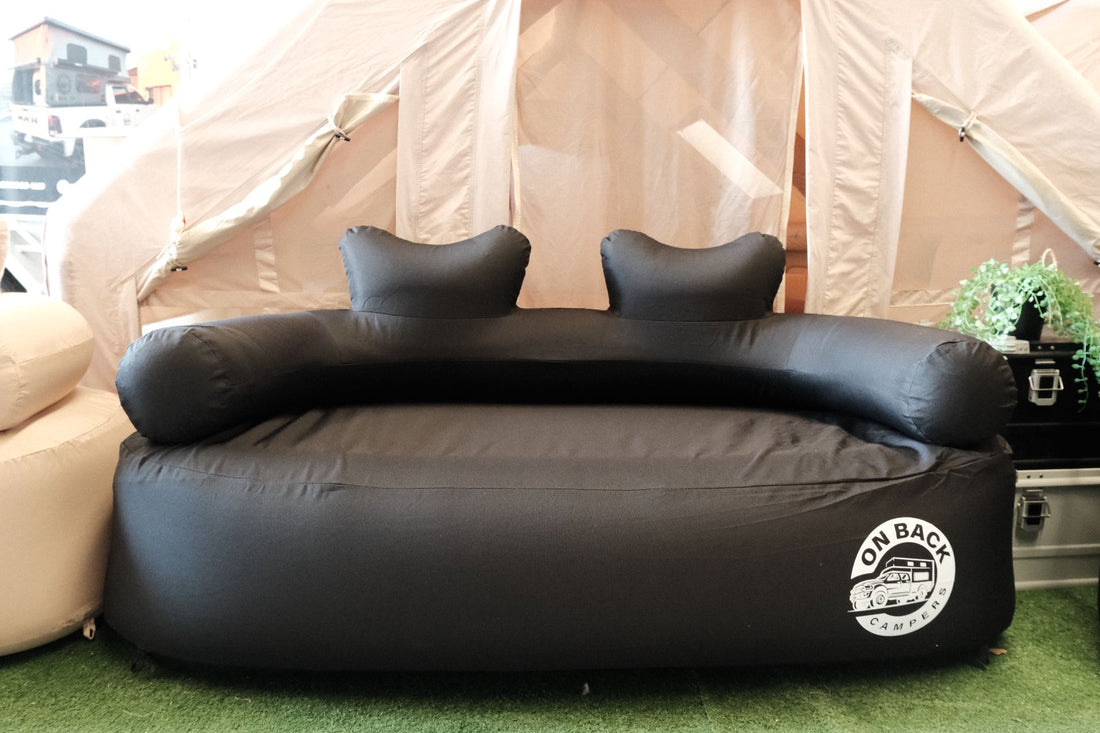 OBC  Inflatable Double Sofa (Black)