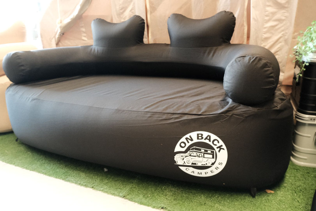 OBC  Inflatable Double Sofa (Black)