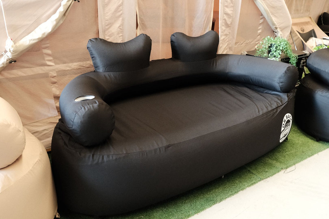 OBC  Inflatable Double Sofa (Black)