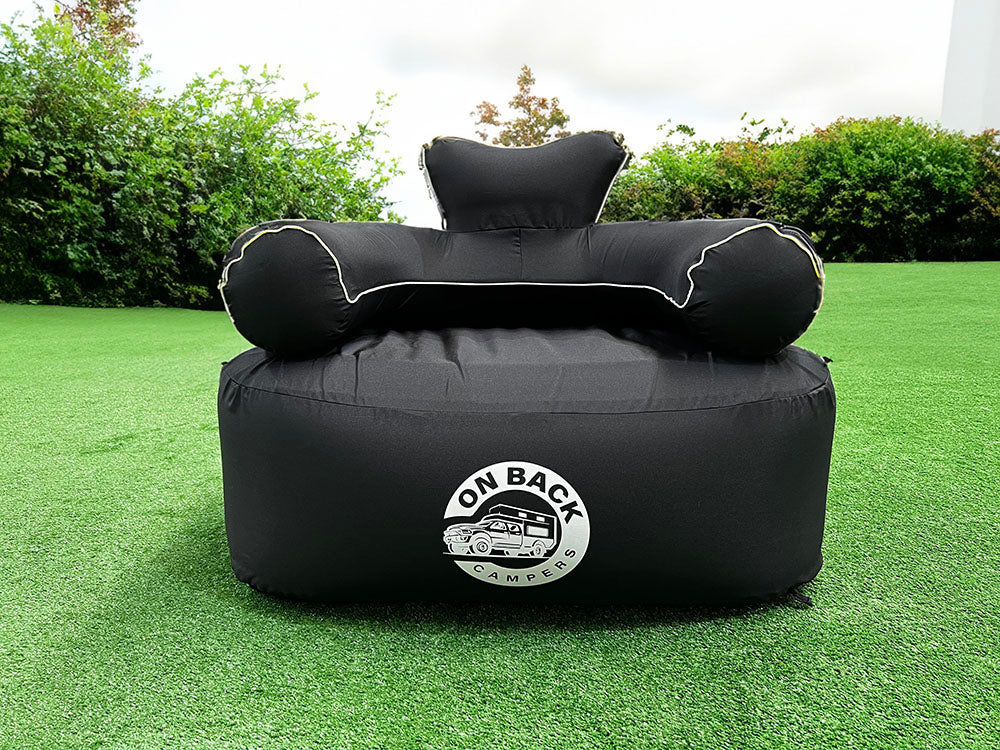 Rent of OBC  Inflatable Single Sofa with LED light stripes (Black)