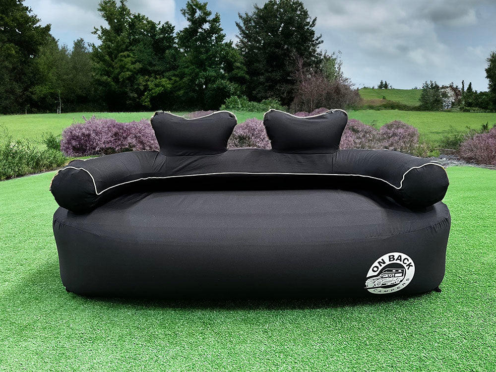 Rent of OBC  Inflatable Double Sofa with LED light stripes (Black)