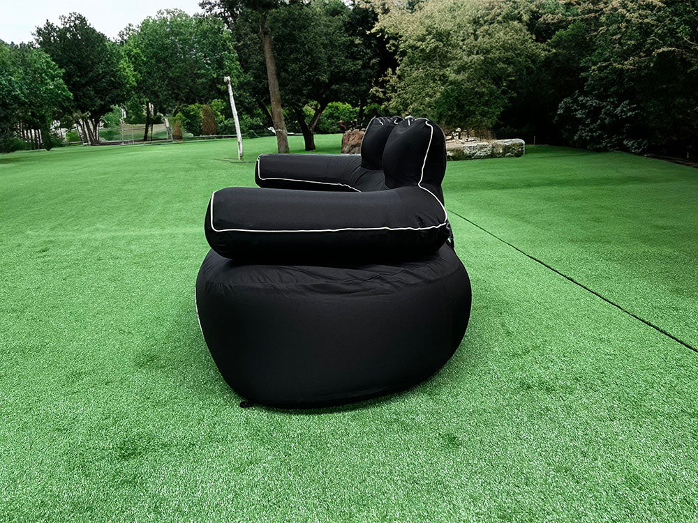 Rent of OBC  Inflatable Double Sofa with LED light stripes (Black)