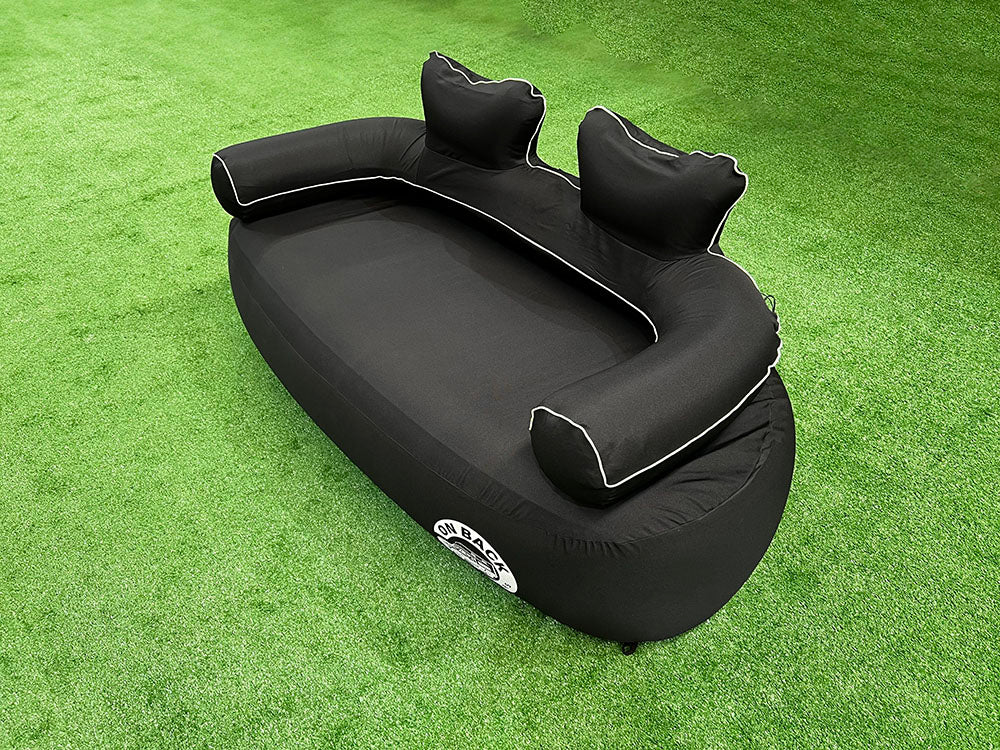 Rent of OBC  Inflatable Double Sofa with LED light stripes (Black)